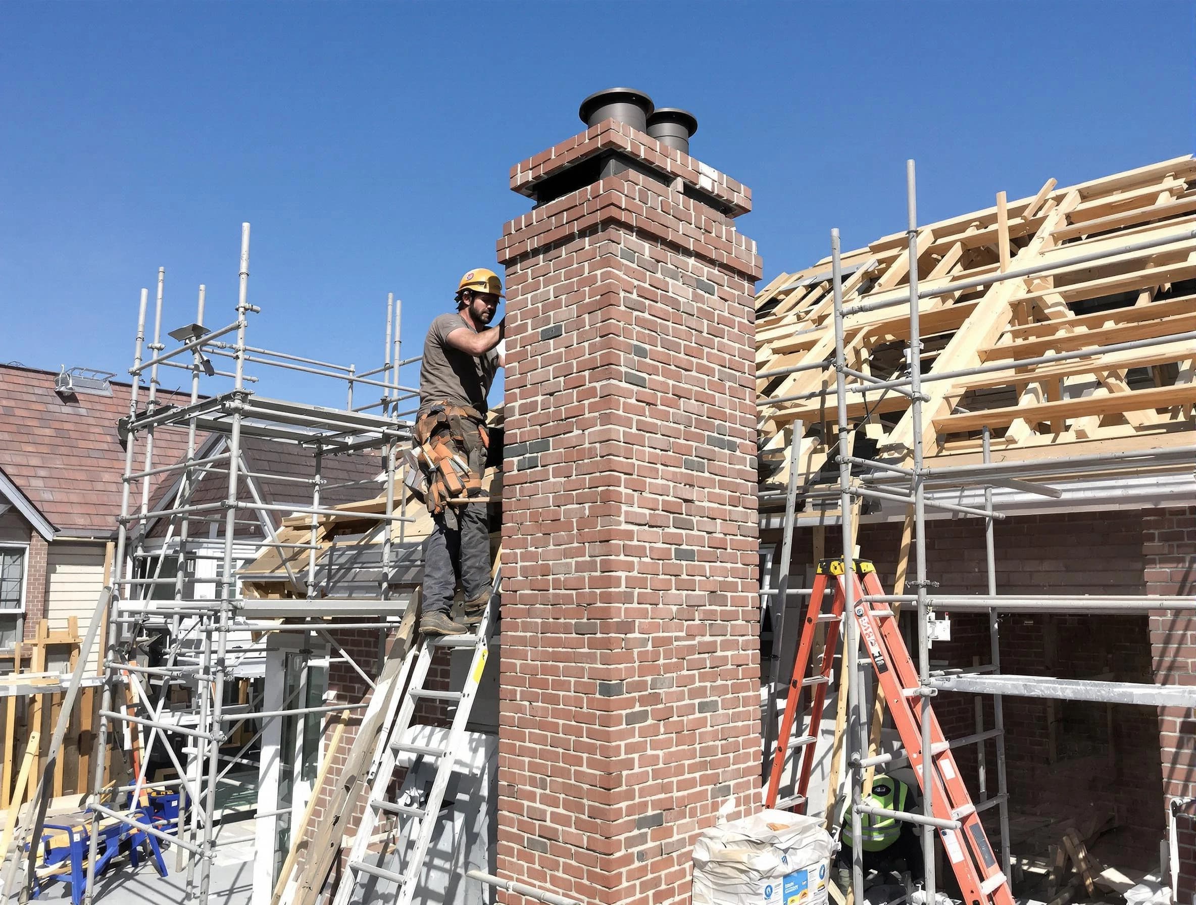 New chimney installation completed by Meadowbrook Chimney Sweep in Meadowbrook, VA