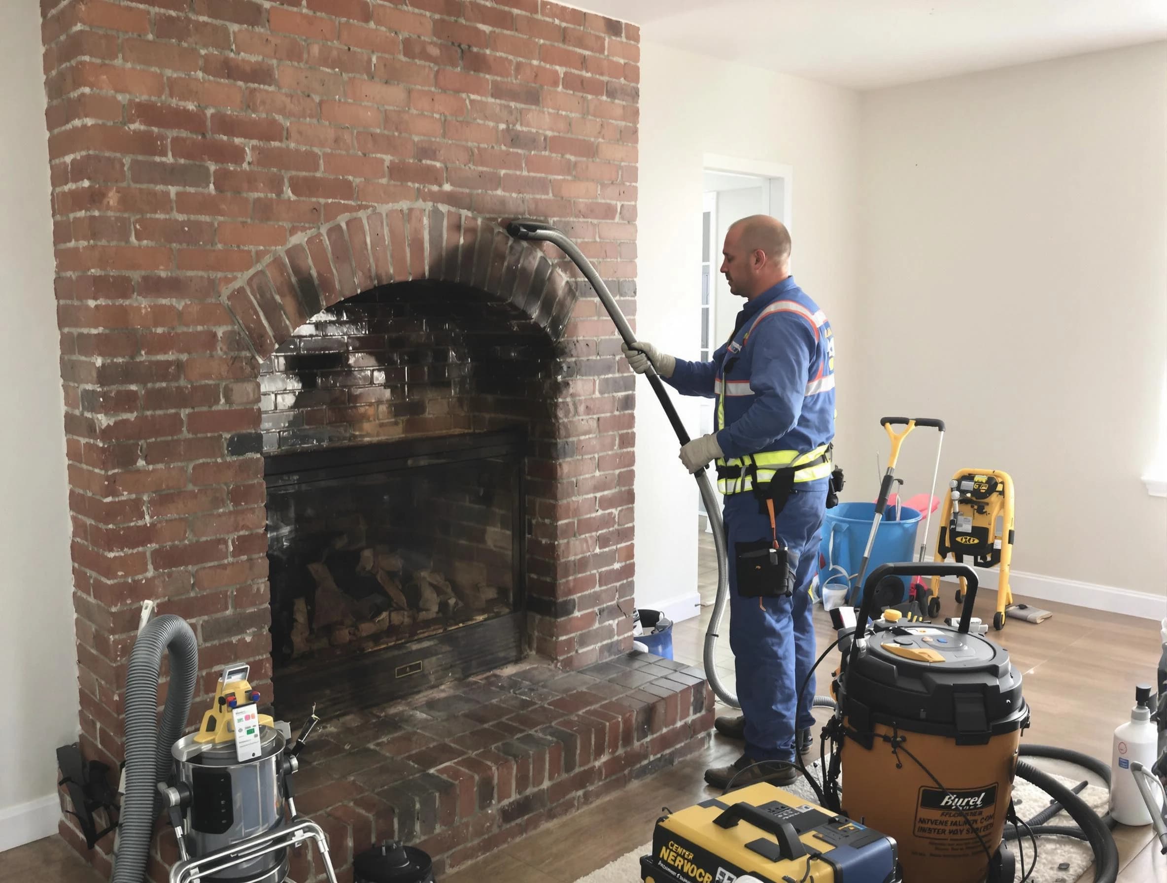 Meadowbrook Chimney Sweep expert performing detailed chimney sweep in Meadowbrook, VA