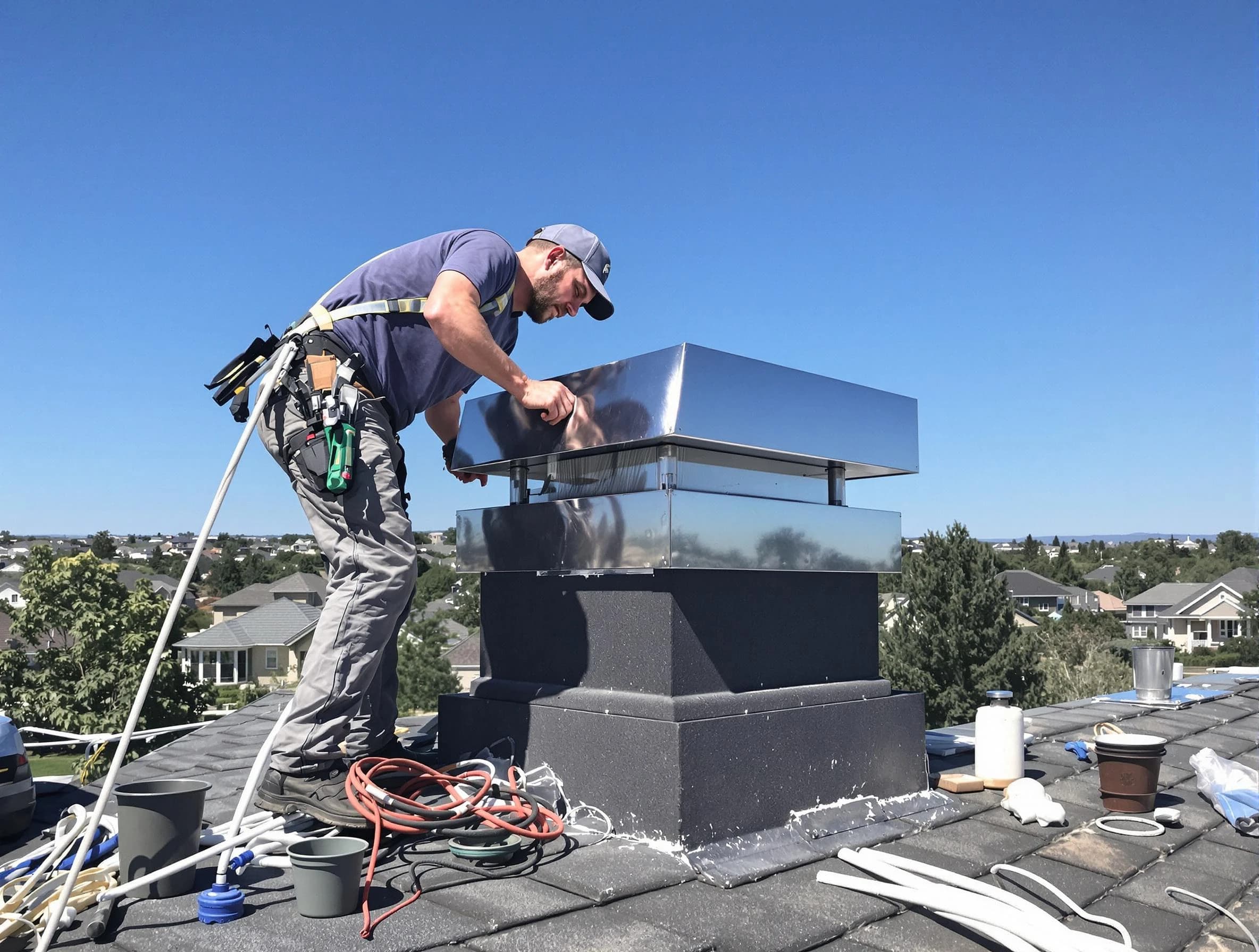 Chimney Cap Services service in Meadowbrook, VA