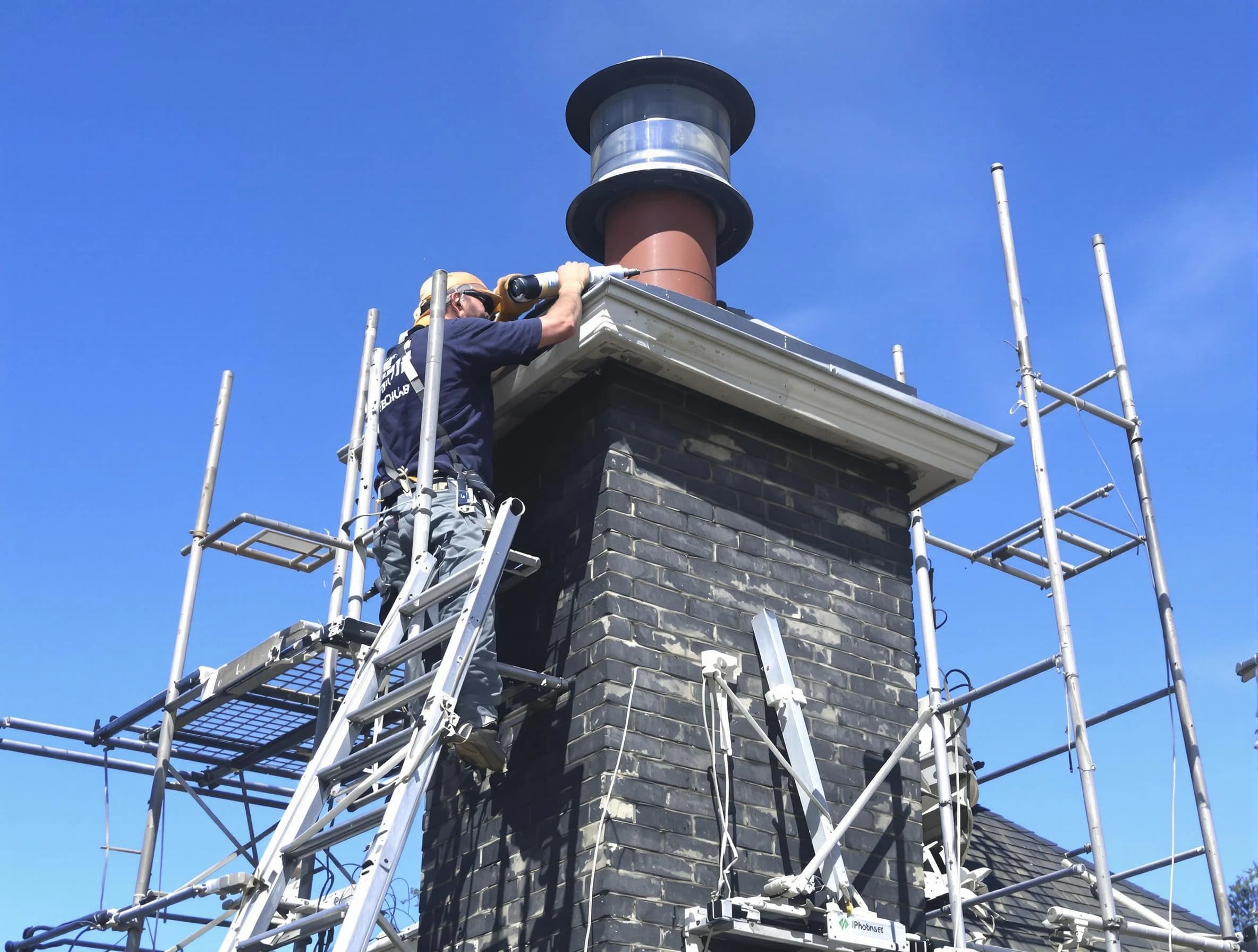 Sturdy chimney crown finished by Meadowbrook Chimney Sweep in Meadowbrook, VA