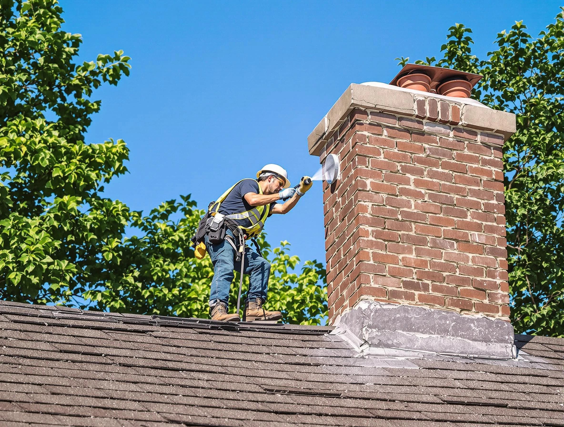 Meadowbrook Chimney Sweep performing an inspection with advanced tools in Meadowbrook, VA