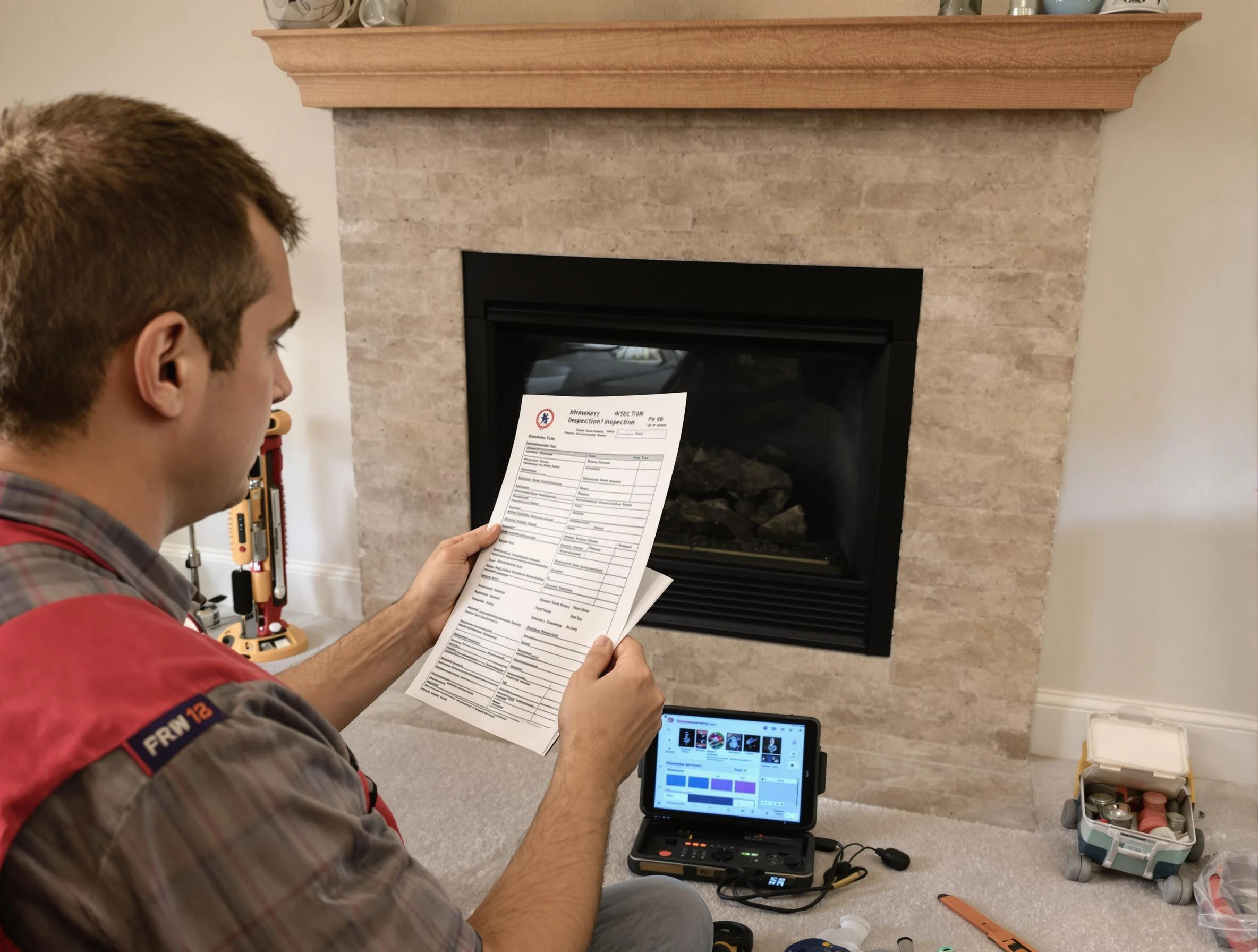 Thorough chimney inspection by Meadowbrook Chimney Sweep in Meadowbrook, VA